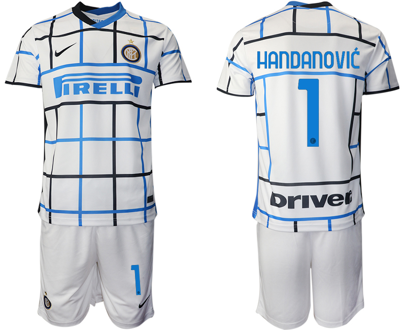 Men 2020-2021 club Inter milan away #1 white Soccer Jerseys->inter milan jersey->Soccer Club Jersey